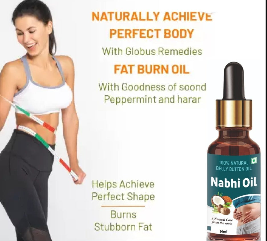 SlimFit Nabhi Fat Burn Oil – Herbal Belly Slimming Oil