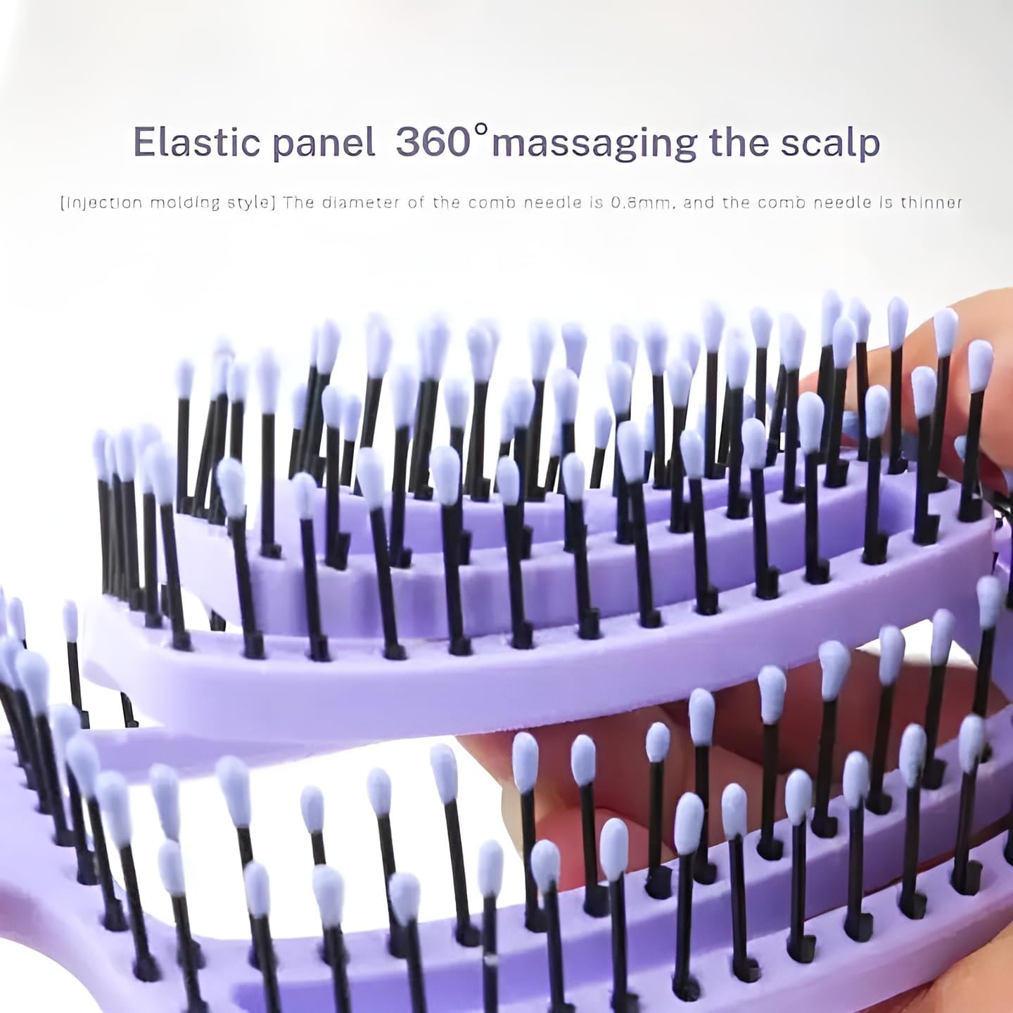Premium Detangling Hair Brush for Women & Men- Anti Hair Fall Comb for Curly, Wavy & Straight Hair