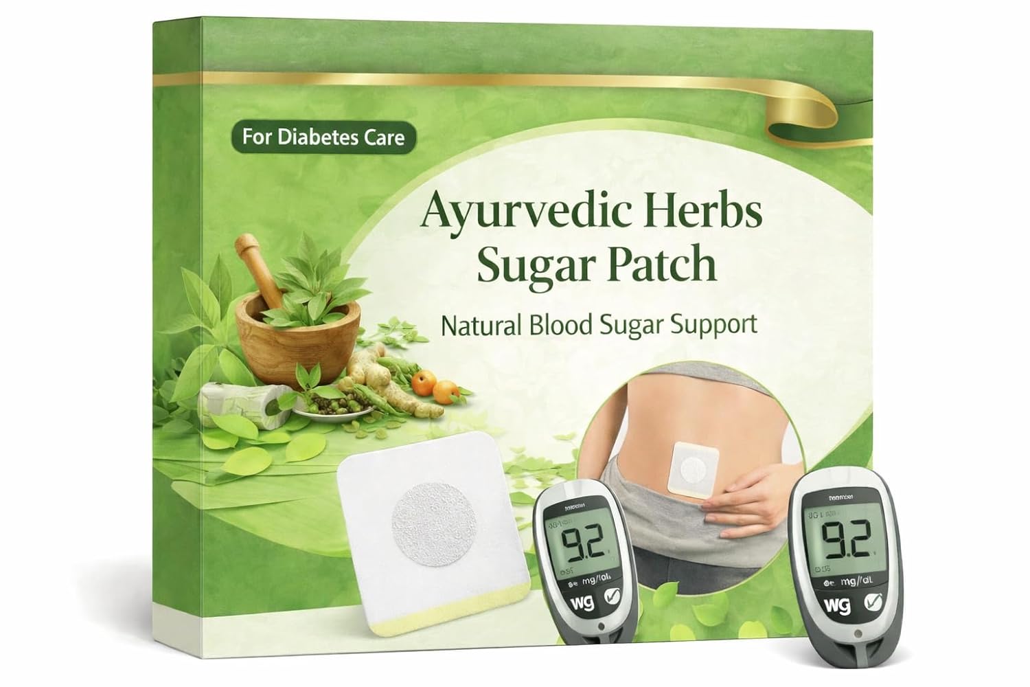 Ayurvedic Herbs Sugar Patch